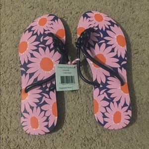 Vera Bradley Floral Flip Flops Size M